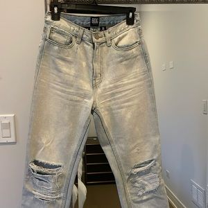 BDG Slim Straight Ripped Jeans